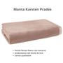 Imagem de Cobertor Manta Fleece Casal Karsten Prades Rosé