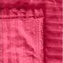 Imagem de Cobertor Microfibra - Luster - Casal - Canelado - Rosa - 1,80m x 2,00m - Corttex
