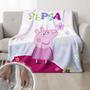 Imagem de Cobertor Peppa Pig Infantil Duplo Pele De Carneiro 155x240cm