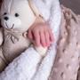 Imagem de Cobertor Plush Com Sherpa Dots Bege - Laço Bebê