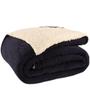 Imagem de Cobertor Polaris Solteiro Sherpa Manta Fleece ul Marinho