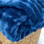 Imagem de Cobertor Queen Conforto Habitat  Azul Marinho