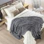 Imagem de Cobertor Queen Willow Manta Flannel Ultrasoft - Gris