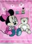 Imagem de Cobertor Raschel Disney Jolitex- Antialérgico- Minnie Surpresa- Licenciado- Enxoval Bebê-Rosa