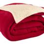 Imagem de Cobertor Solteiro Canada Manta Sherpa Fleece Dupla Face