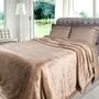 Imagem de Cobertor Super King Size Europa Toque de Luxo 240 x 280cm - Marrom Claro