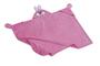 Imagem de Cobertor tv infantil soft com toca e capuz 102x127 cm coelinho rosa