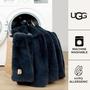 Imagem de Cobertor UGG Euphoria Plush - Faux Fur Reversível Indigo
