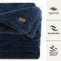 Imagem de Cobertor UGG Euphoria Plush - Faux Fur Reversível Indigo