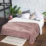 Imagem de Cobertor Utopia Bedding Sherpa King Size rosa 230x260cm