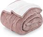 Imagem de Cobertor Utopia Bedding Sherpa King Size rosa 230x260cm