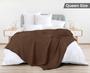 Imagem de Cobertor Utopia Bedding Waffle 100% algodão 300 g/m2 Queen Brown