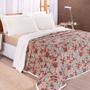 Imagem de Cobertor Winter Queen Manta Plush Com Sherpa Floral Bege