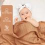 Imagem de Cobertores Swaddle Ankyle de Musseline - Pacote com 4 (120x120cm)