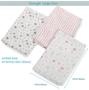 Imagem de Cobertores Swaddle Little Grape Land (3 Unidades) - 100% Algodão 120x120cm