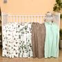 Imagem de Cobertores Swaddle para Bebê David's - 100% Algodão, 47x47 Polegadas (Pacote com 4)