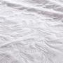 Imagem de Cobre Leito Buettner King Jacquard Dupla Face Cenário Estampado Ravena 3 Peças Branco