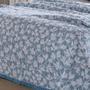 Imagem de Cobre Leito Buettner King Jacquard Dupla Face Cenário Estampado Tales 3 Peças Azul