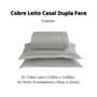 Imagem de Cobre Leito Casal 3 Peças Dupla Face Matelado - Modelo Soft