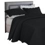 Imagem de Cobre Leito Colcha Cama Queen Size Conjunto 3 Peças 2,40mx2,60m Dupla Face