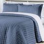 Imagem de Cobre Leito Colcha Cama Solteiro King Glass Tecido Algodão 200 Fios Algodão 02 Peças