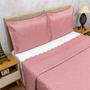 Imagem de Cobre Leito Colcha Camili King 3 Pçs Matelado Ultrassônico Dupla Face