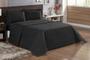 Imagem de Cobre Leito Colcha para Cama King Size 3 Peças 3 00 X 2 60 Cor Preto