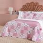 Imagem de Cobre Leito King Size Azaleia 200 Fios Estampada Super Macio