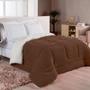 Imagem de Cobre leito Sherpa com Manta Flanel Queen Dupla Face Cores