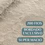 Imagem de Cobreleito King Size 200 Fios Daisy Bordado Super Elegante