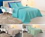 Imagem de cobreleito king size 3 peças bordado luxo micropercal 200 fios tiffany premium