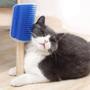 Imagem de Coça Gato Com Catnip Escova De Parede Para Gatos Massageador