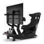 Imagem de Cockpit Suporte para Volante 4.0 Plus P1 Preto Simulador Extreme Simracing