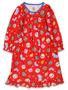 Imagem de Cocomelon Infant and Toddler Girls Flannel Granny Gown Nightgown Pijama (18 meses, vermelho)