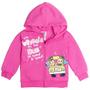 Imagem de CoComelon JJ Baby Girls Fleece Zip Up Hoodie com iTalk Cantando Chip de Som Rosa 12 Meses