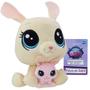 Imagem de Coelho Littlest Pet Shop Pelúcia Mamãe e Filhote Fofura em Dobro Hasbro