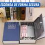 Imagem de Cofre Camuflado Formato Livro Porta Joias Com Chave