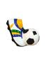 Imagem de Cofre Cofrinho Chuteira com a Bola De Futebol de Ceramica - Decore Casa