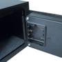 Imagem de Cofre de Segurança Digital Eletrônico com Senha e Chave de Aço 23x17cm Importway IWCFS-002