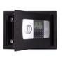Imagem de Cofre eletronico digital grande senha chave porta documentos armas display lcd bandeja chumbadores com suporte de parede