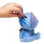 Imagem de Cofre Formato Stitch 3D Em Vinil Azul Oficial Disney Lilo E Stitch - Zona Criativa