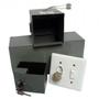 Imagem de Cofre tomada 2b com fundo falso e tomada com interruptor