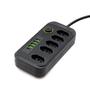 Imagem de COIBEU Extensão 5 Tomadas 4 USB 1 TypeC Universal Bivolt Power 110v/220v 2m/5m