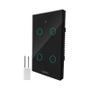 Imagem de COIBEU Tuya WiFi Interruptor De Luz Inteligente 4 gang Wall Touch Switch Trabalho Com Alexa Google Home