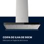 Coifa de Ilha Oster Inox Touch Control 90cm Imagem de Coifa de Ilha Oster Inox Touch Control 90cm