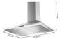 Imagem de Coifa De Parede 60cm Piramidal Inox Double 127v - Brastemp