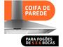 Imagem de Coifa de Parede Brastemp 90 cm Inox piramidal 5 e 6 bocas com duplo filtro - BAI91BR