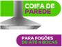 Imagem de Coifa de Parede Consul 60cm Inox Piramidal 4 Bocas Duplo Filtro CA060BR