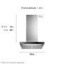 Imagem de Coifa de Parede Electrolux 60cm Inox Experience com Inteligência Artificial e Alto Poder Sucção (CE6TF)