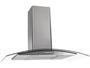 Imagem de Coifa de Parede Fogatti Slim 80cm Vidro Curvo Inox - 110V